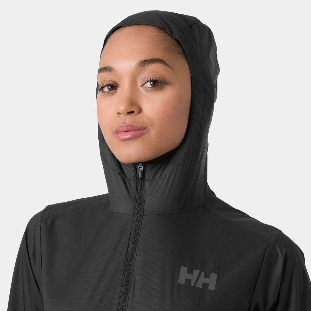 W TRAIL WINDBREAKER JKT, BLACK, L