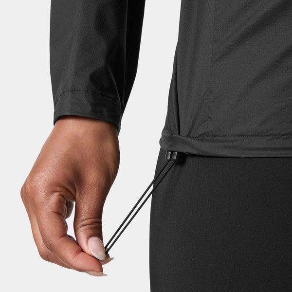 W TRAIL WINDBREAKER JKT, BLACK, L