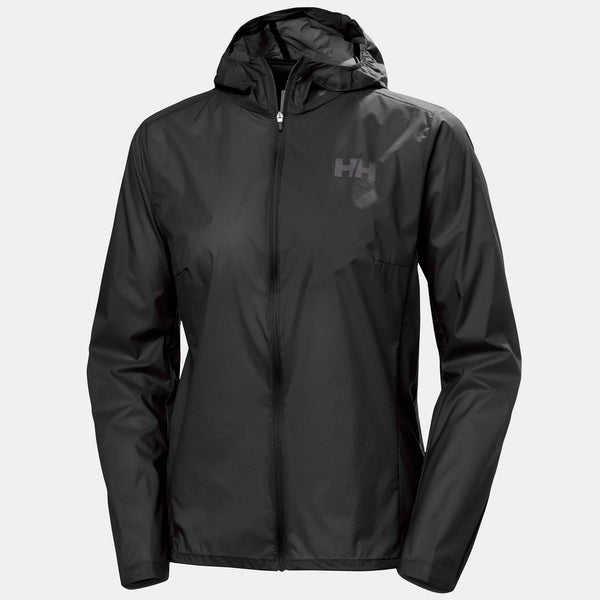 W TRAIL WINDBREAKER JKT, BLACK, L