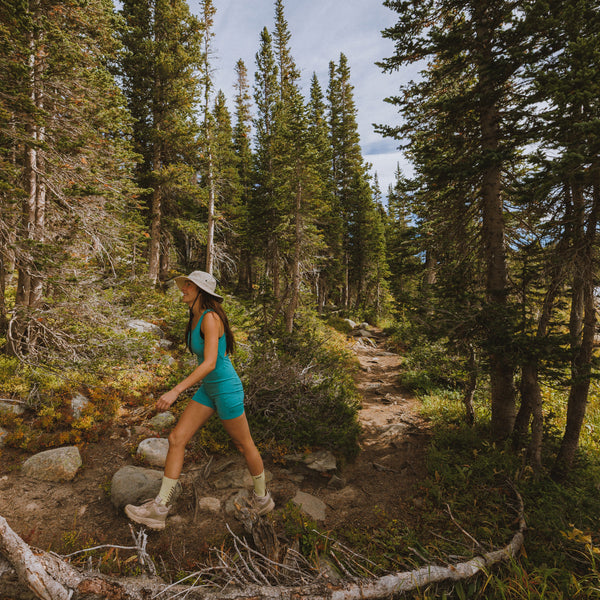 W AWE 2 PC HIKING DRESS, DARK MINT, L