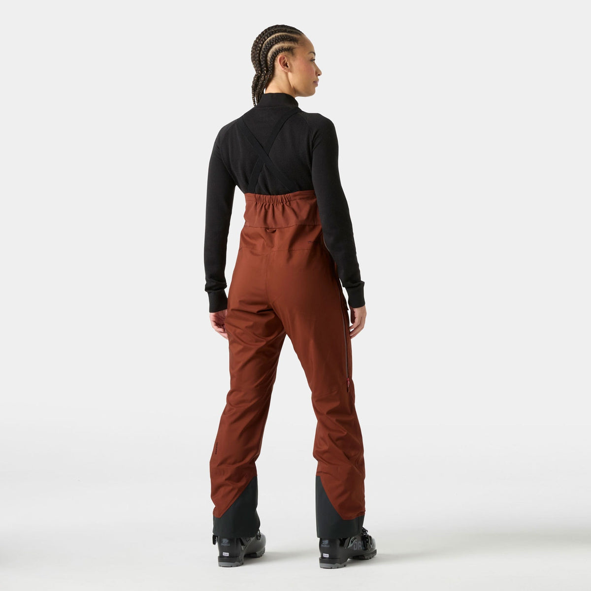 W VERGLAS BC BIB SHELL PANT, IRON OXIDE, L