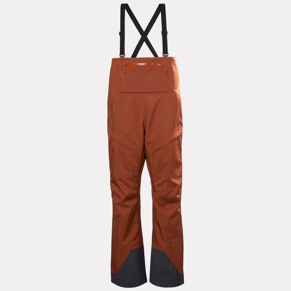W VERGLAS BC BIB SHELL PANT, IRON OXIDE, L
