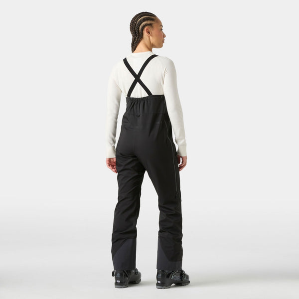 W VERGLAS BC BIB SHELL PANT, BLACK, L