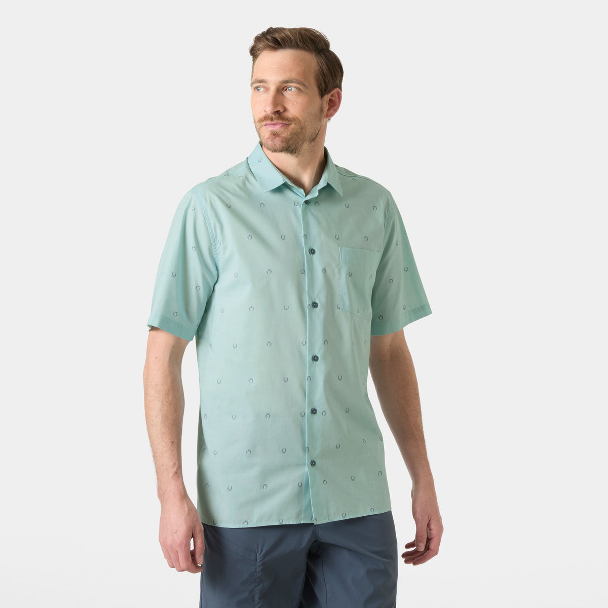 VIKEN SS SHIRT, BARELY BLUE, XXL