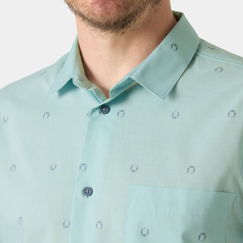 VIKEN SS SHIRT, BARELY BLUE, XXL