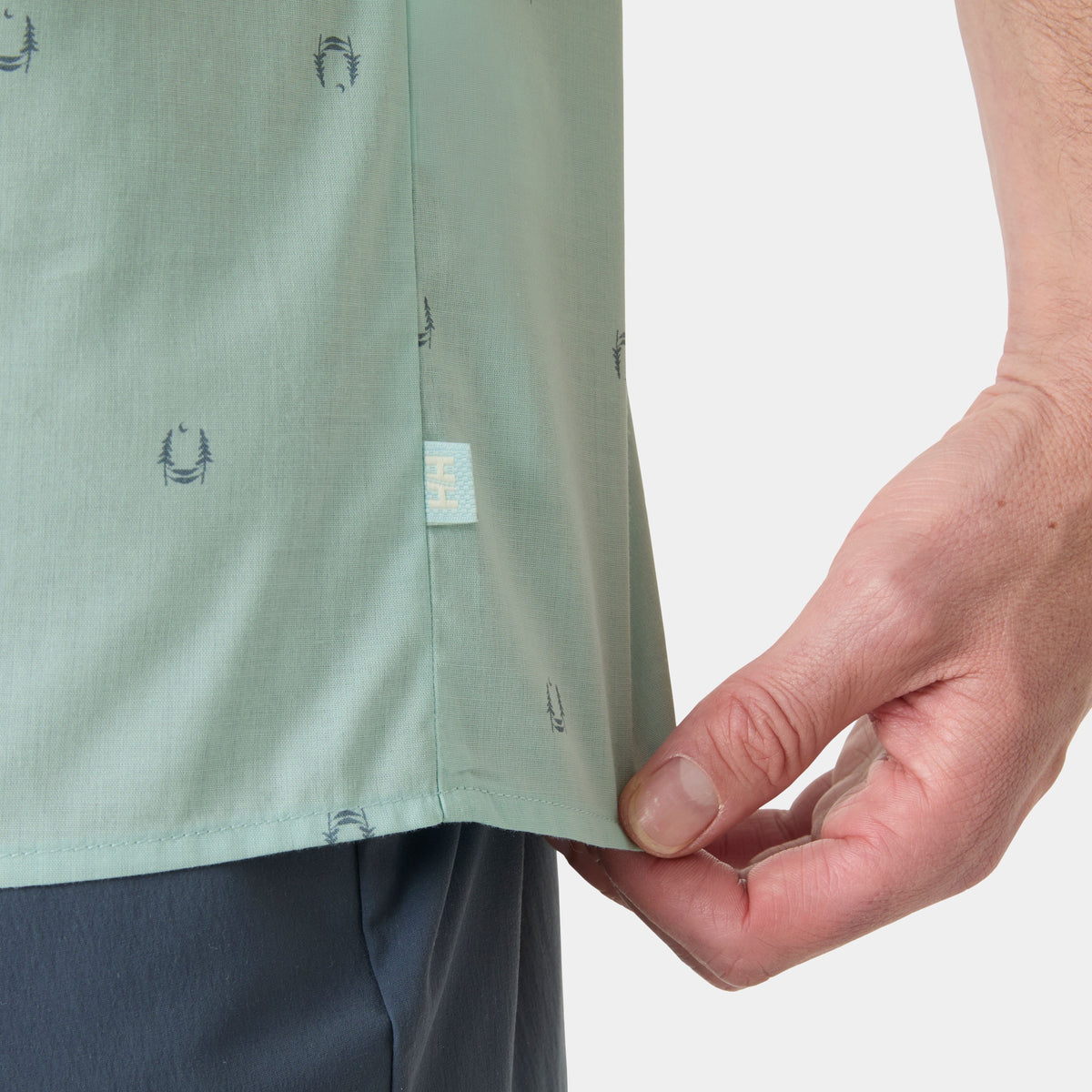 VIKEN SS SHIRT, BARELY BLUE, XXL
