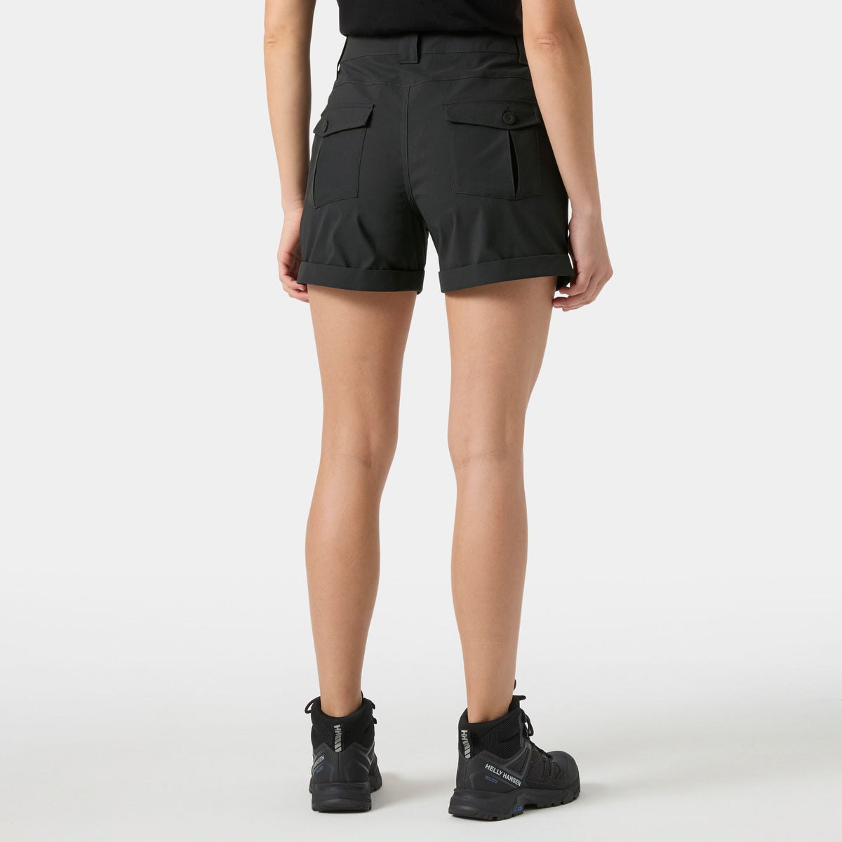 W MARIDALEN SHORTS, EBONY, XL