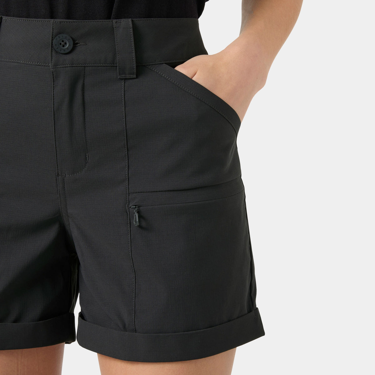W MARIDALEN SHORTS, EBONY, XL
