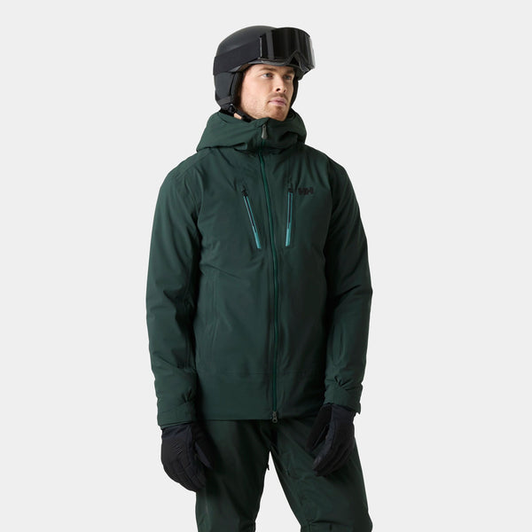 ALPHA LONG INS JACKET, DARK JUNGLE, XXL
