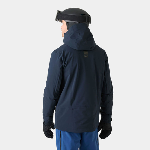 ALPHA LONG INS JACKET, NAVY, XXL