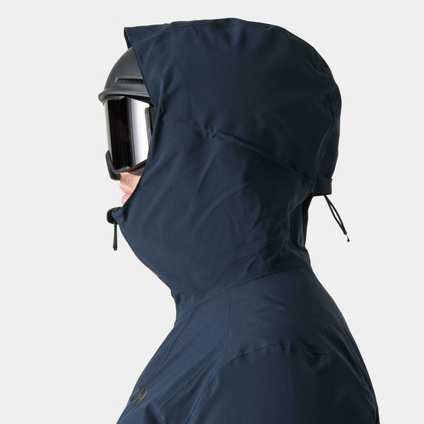 ALPHA LONG INS JACKET, NAVY, XXL