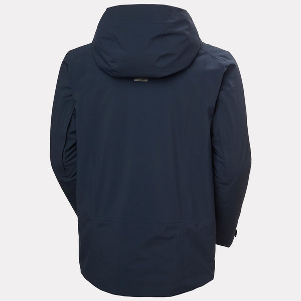 ALPHA LONG INS JACKET, NAVY, XXL