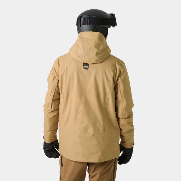 ALPHA LONG INS JACKET, ELMWOOD PLA, XXL