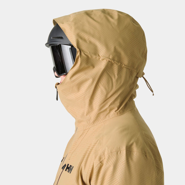 ALPHA LONG INS JACKET, ELMWOOD PLA, XXL