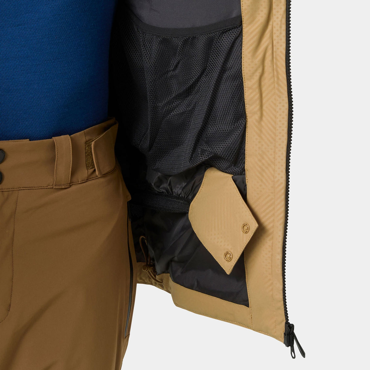 ALPHA LONG INS JACKET, ELMWOOD PLA, XXL