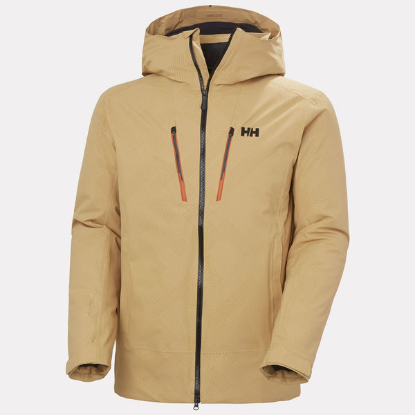 ALPHA LONG INS JACKET, ELMWOOD PLA, XXL