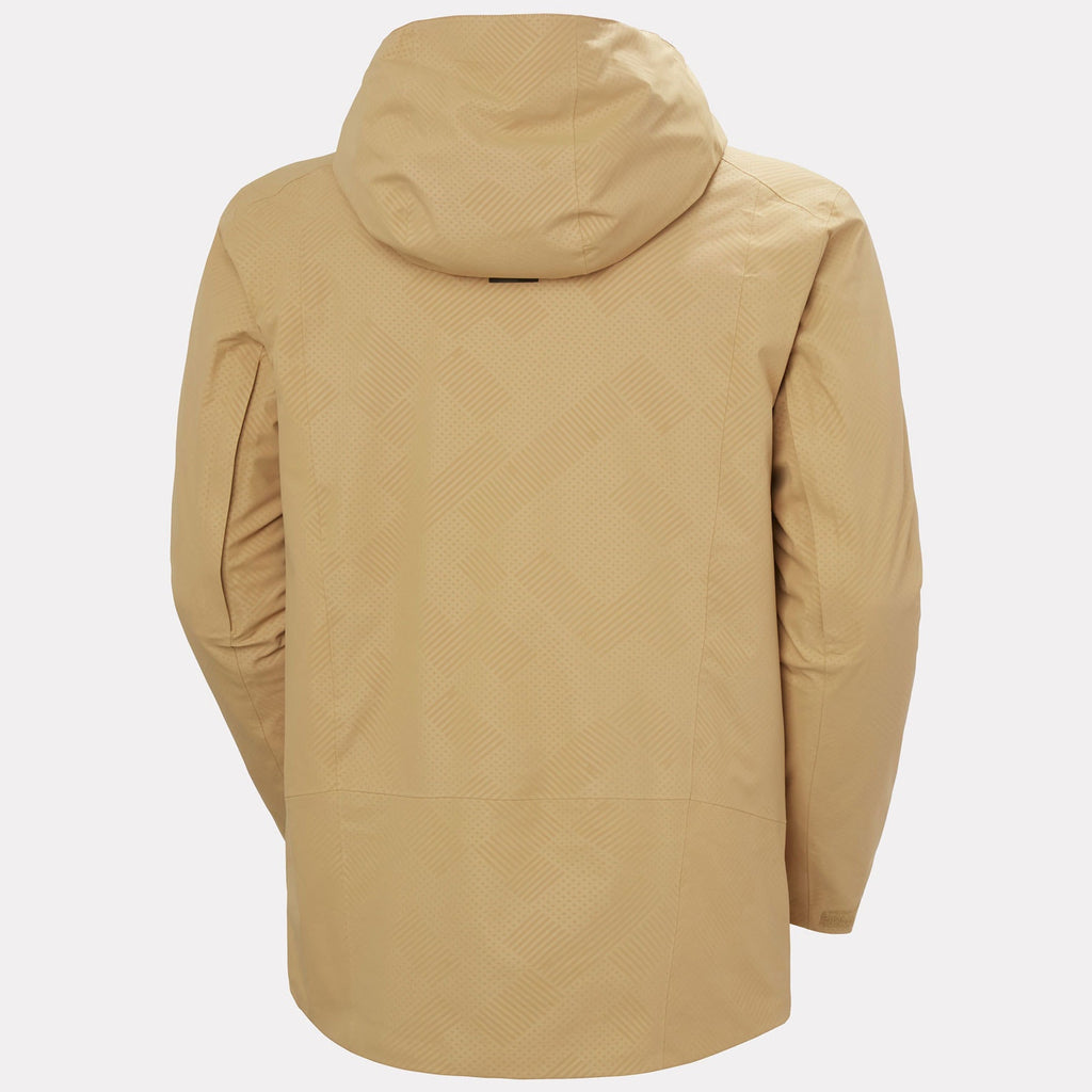 ALPHA LONG INS JACKET, ELMWOOD PLA, XXL
