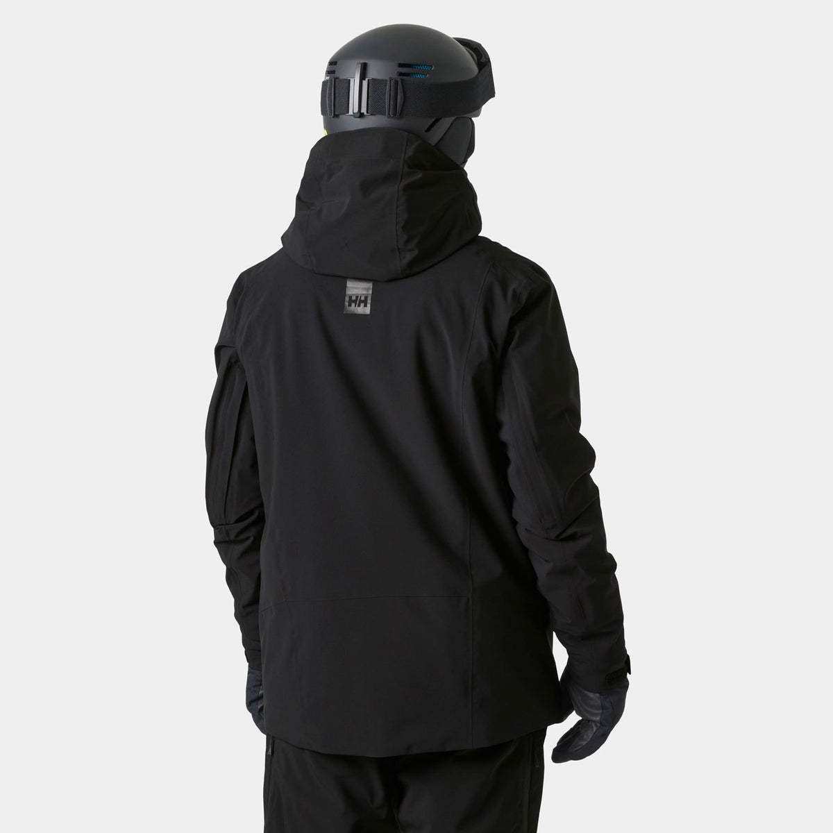 ALPHA LONG INS JACKET, BLACK, XXL
