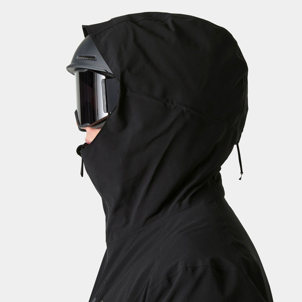 ALPHA LONG INS JACKET, BLACK, XXL