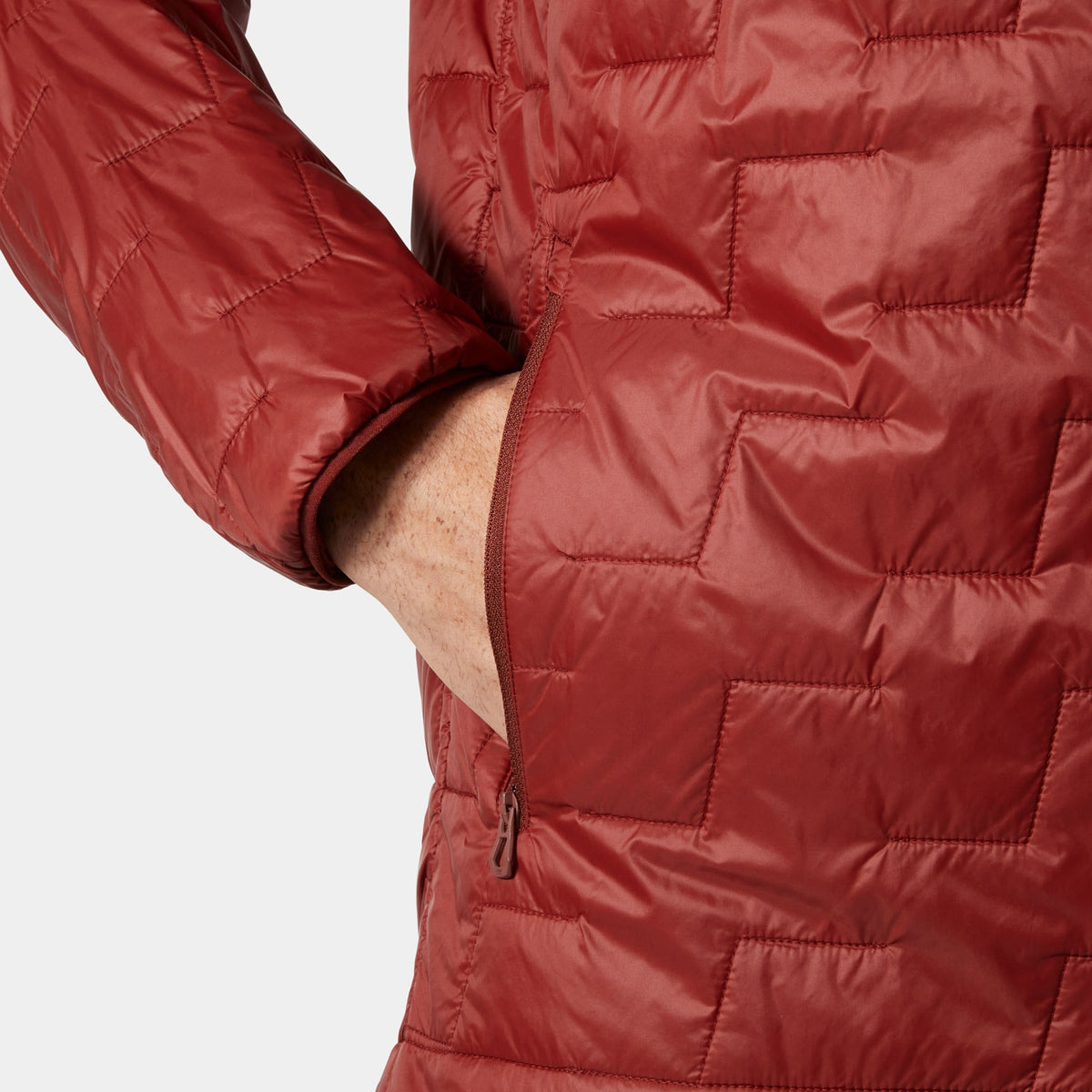 LIFALOFT HOODED INSULATOR JKT, MARS RED, XXL