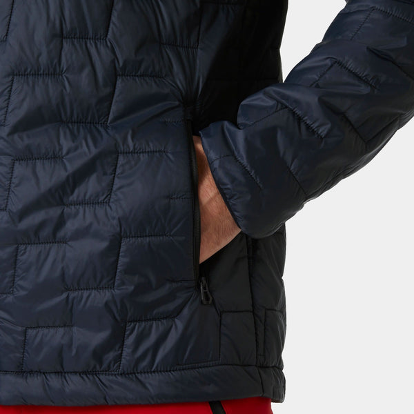 LIFALOFT HOODED INSULATOR JKT, NAVY, M