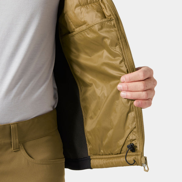 LIFA LOFT HYBRID INSULATOR JKT, SEPIA/BLACK, M