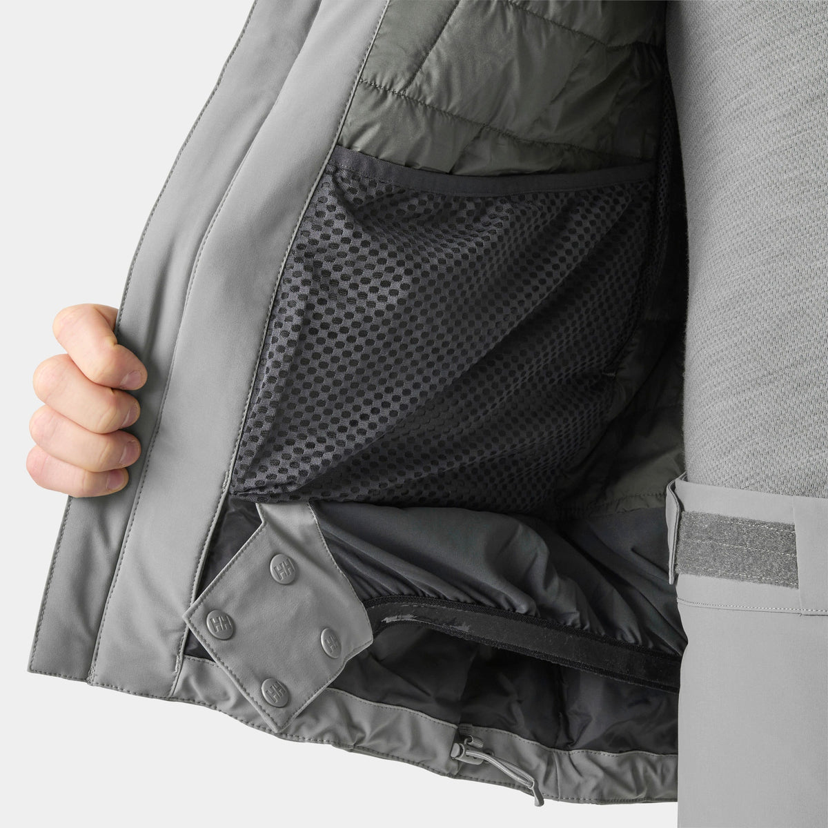 ALPHA LIFALOFT JACKET, CONCRETE, XXL
