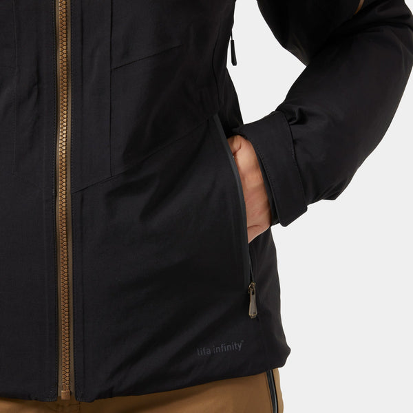 W ATLAS INFINITY STRETCH JKT, BLACK, L