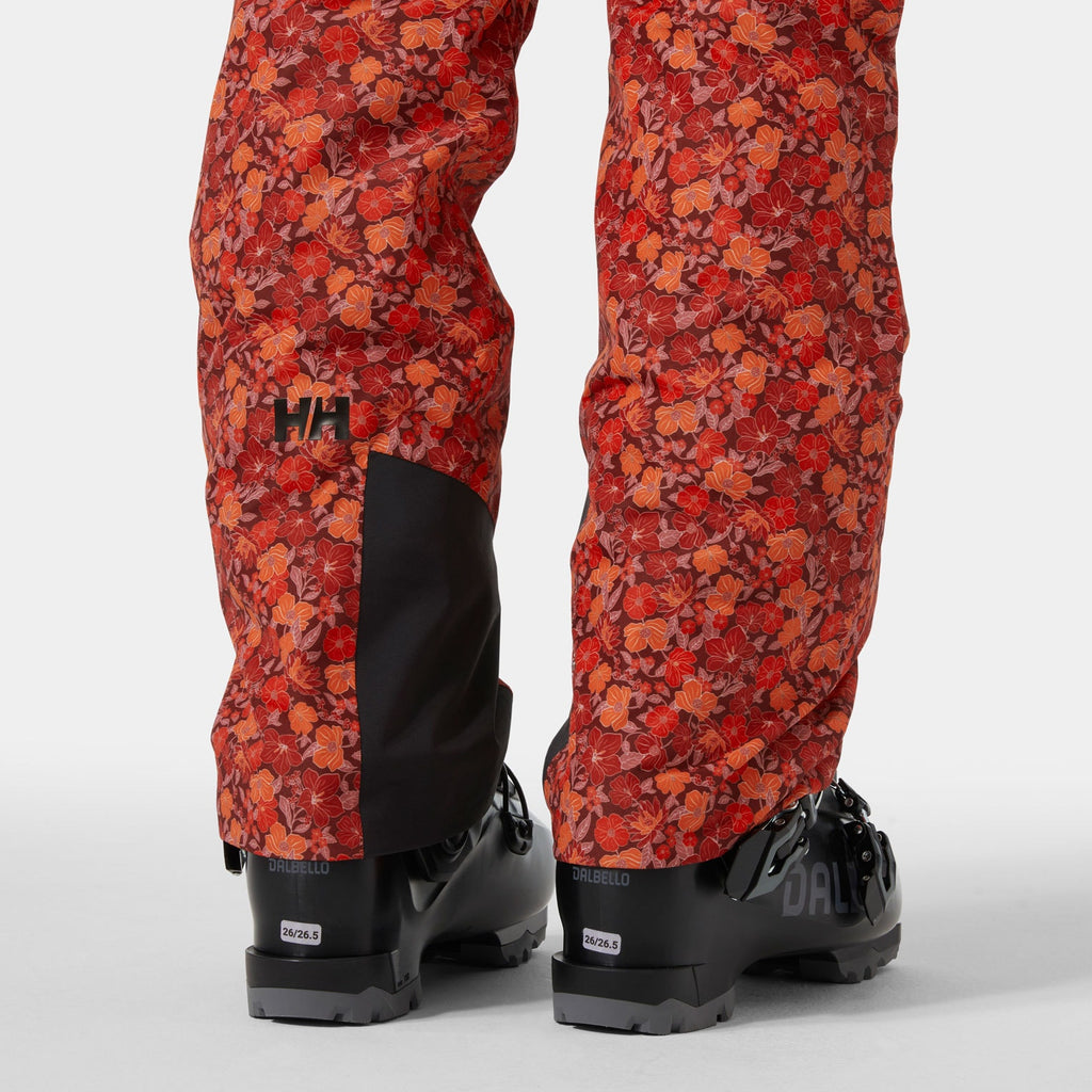W LEGENDARY INSULATED PANT, RED FLOWER, L