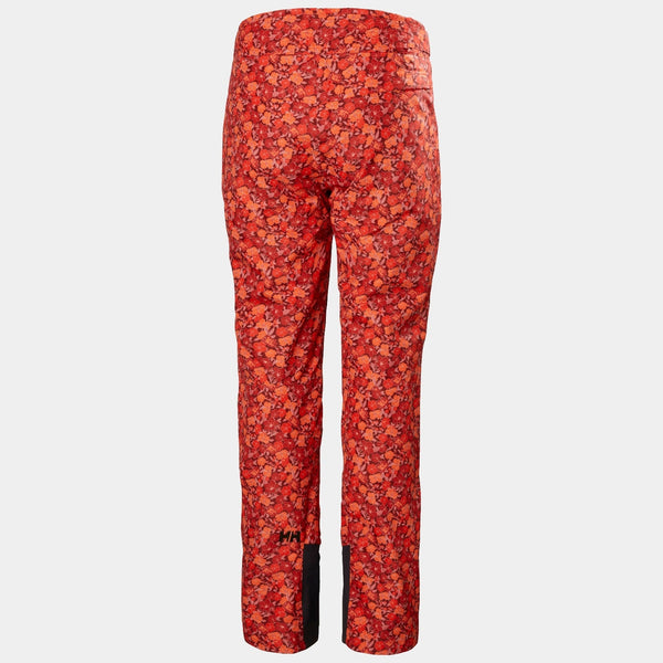 W LEGENDARY INSULATED PANT, RED FLOWER, L