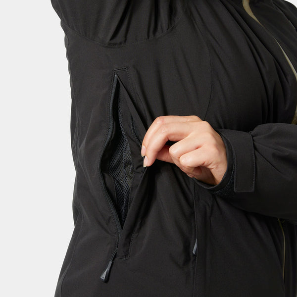 W PANORAMA INS JACKET, BLACK, L