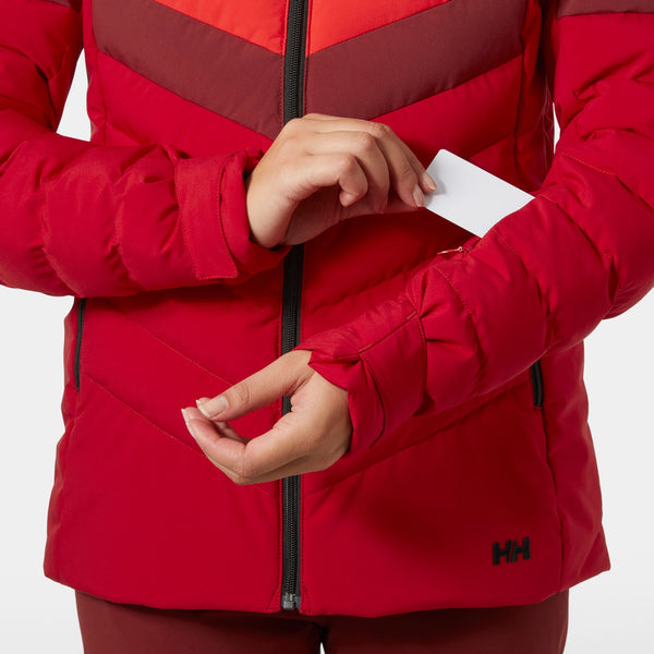 W IMPERIAL PUFFY JACKET, MARS RED, L