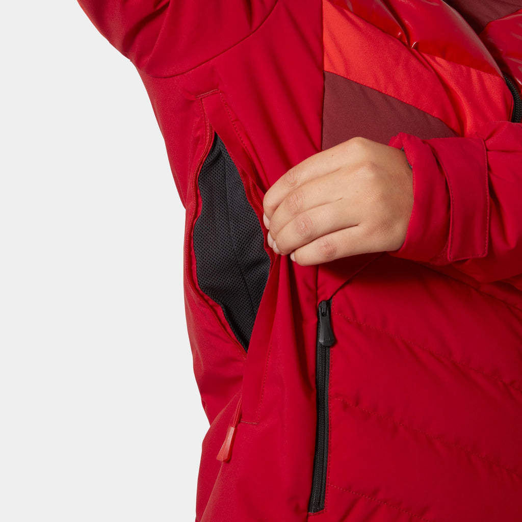 W IMPERIAL PUFFY JACKET, MARS RED, L