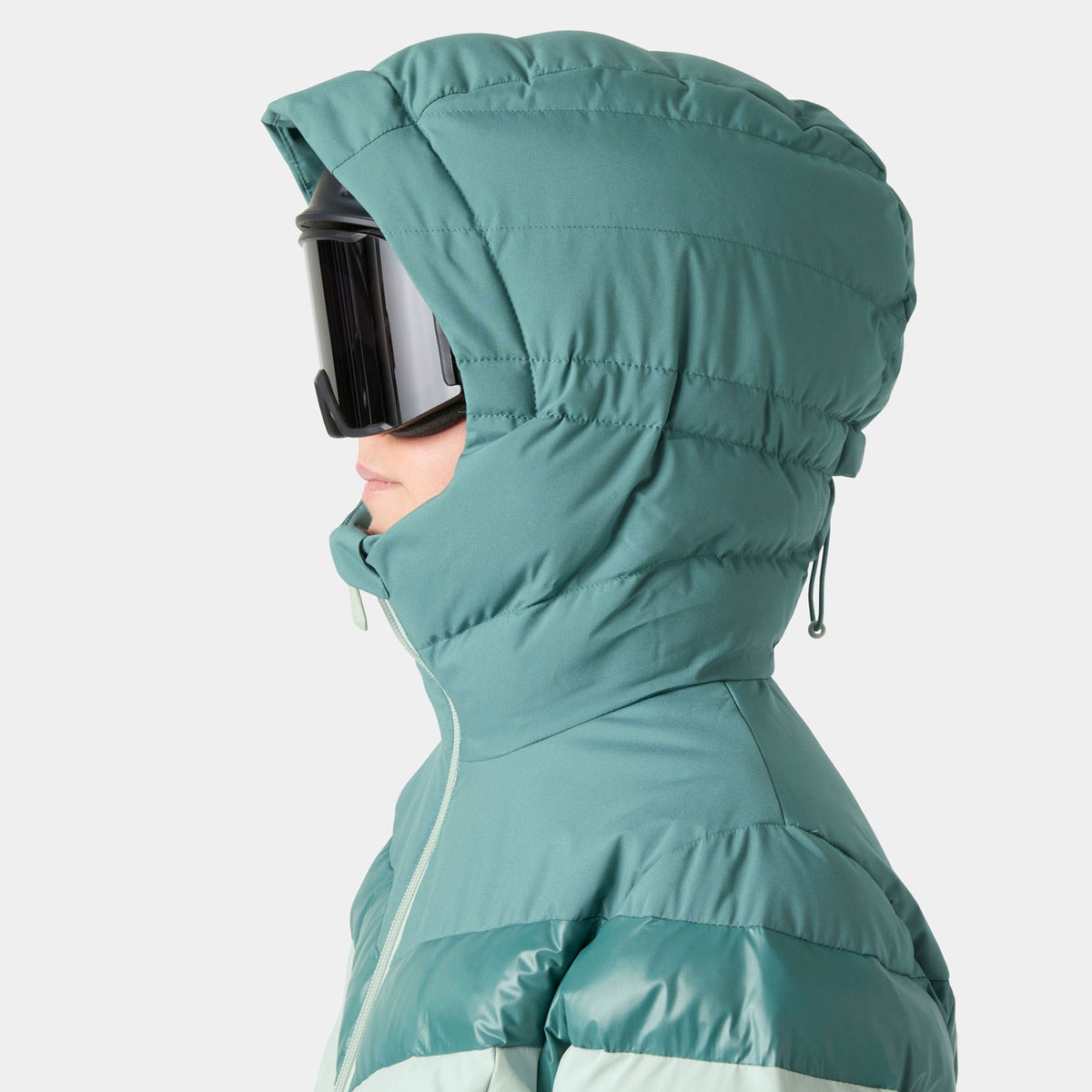 W IMPERIAL PUFFY JACKET, GREEN MIST, M