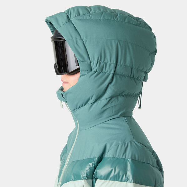 W IMPERIAL PUFFY JACKET, GREEN MIST, M