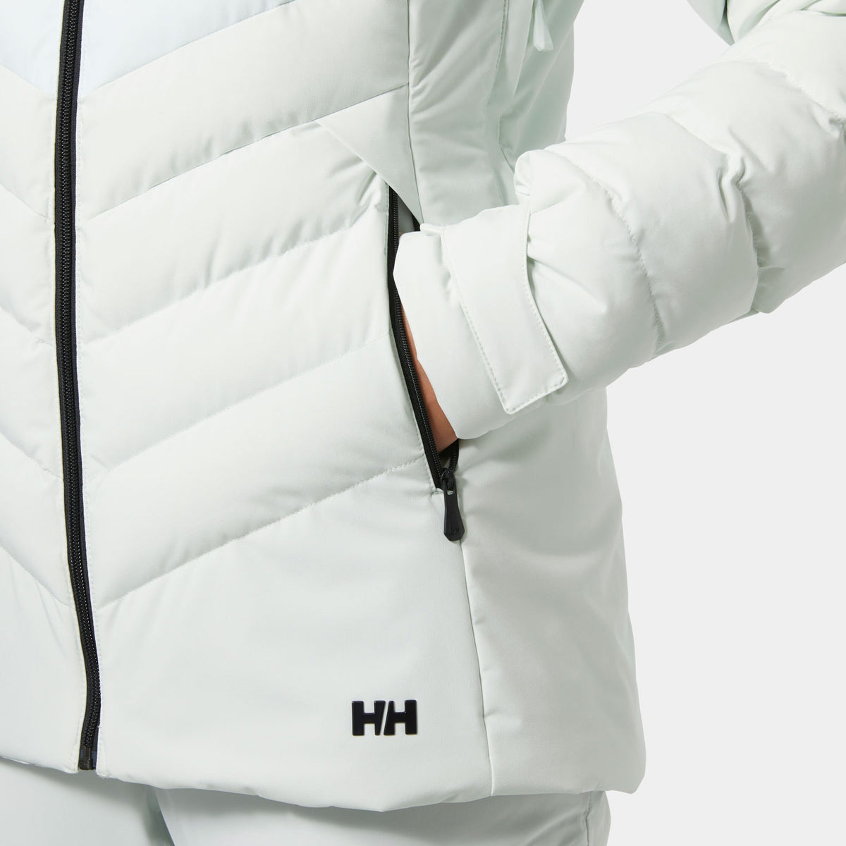 W IMPERIAL PUFFY JACKET, ICICLE, L
