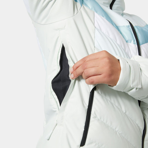 W IMPERIAL PUFFY JACKET, ICICLE, L