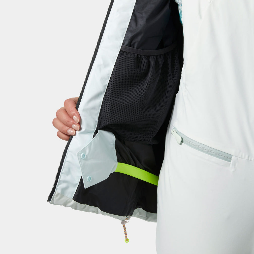 W IMPERIAL PUFFY JACKET, ICICLE, L