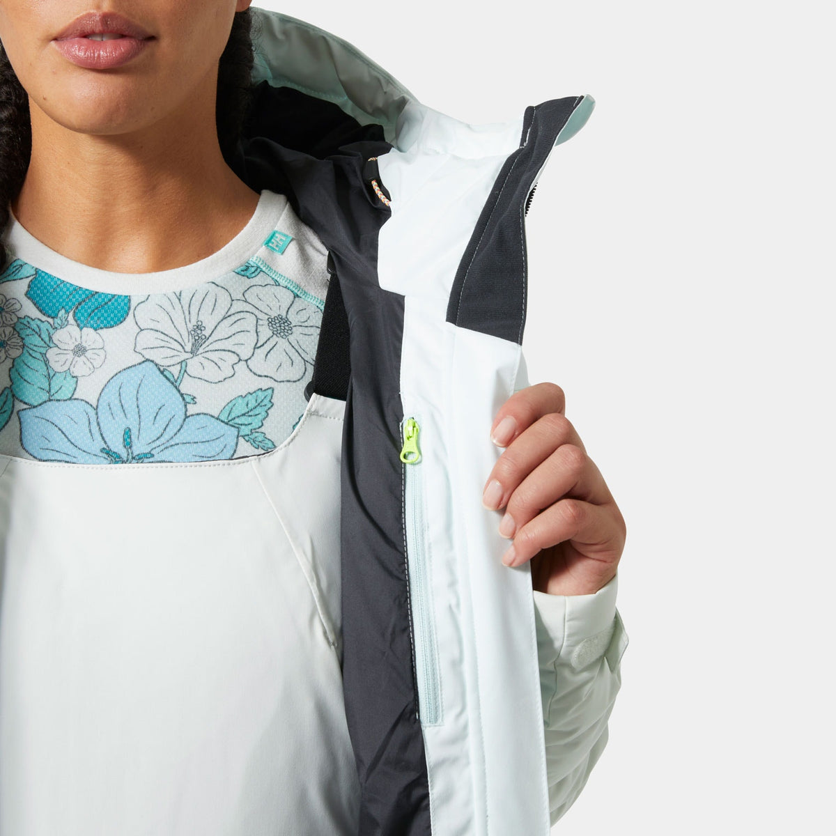 W IMPERIAL PUFFY JACKET, ICICLE, L