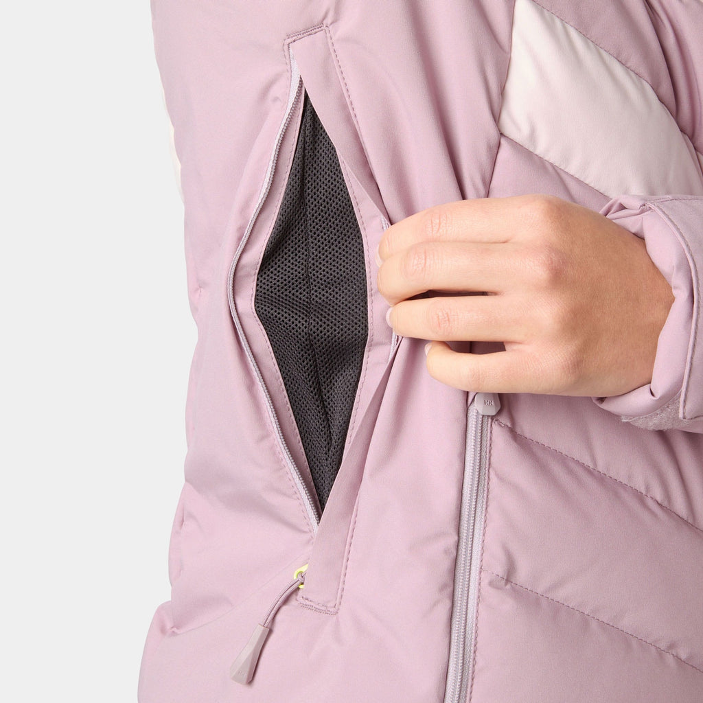 W IMPERIAL PUFFY JACKET, PURPLE CLAY, L