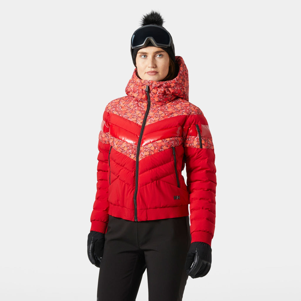 W IMPERIAL SHORT PUFFY JACKET, RED, L