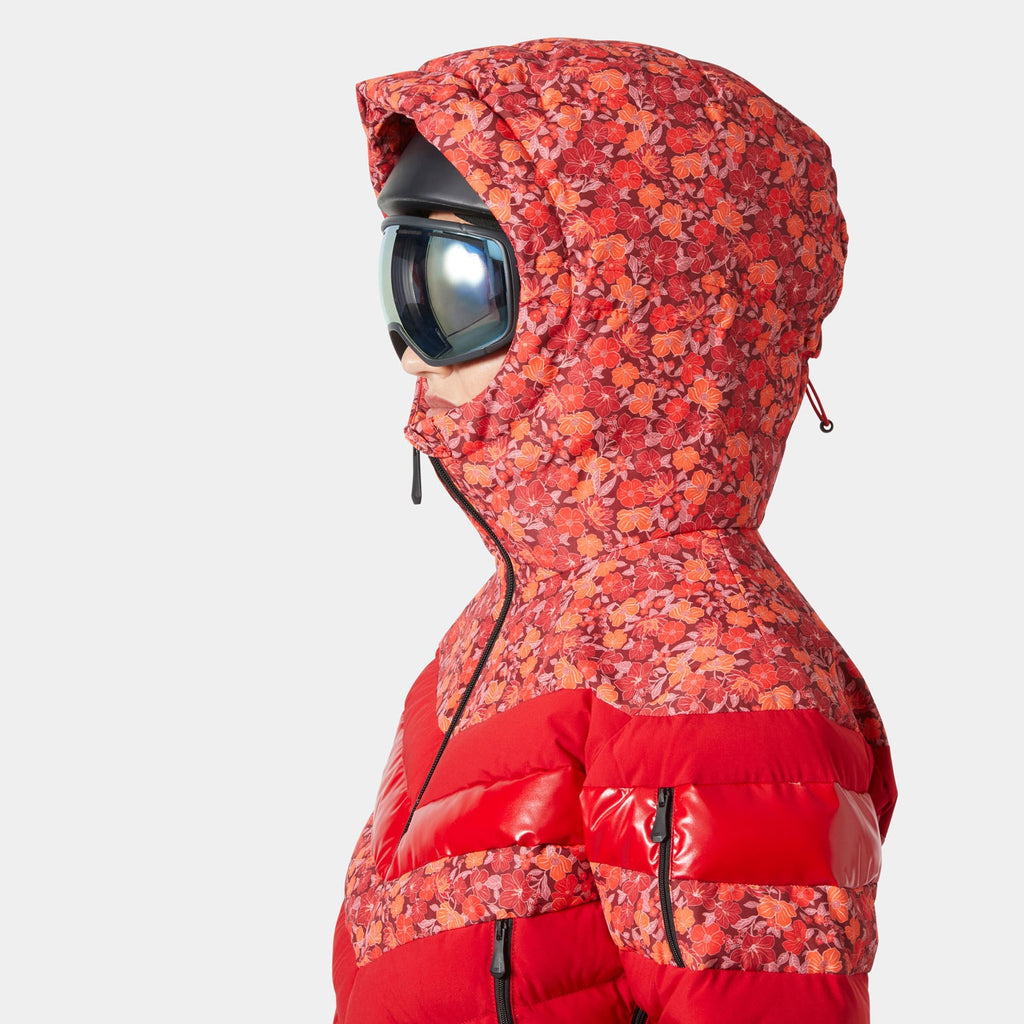 W IMPERIAL SHORT PUFFY JACKET, RED, L