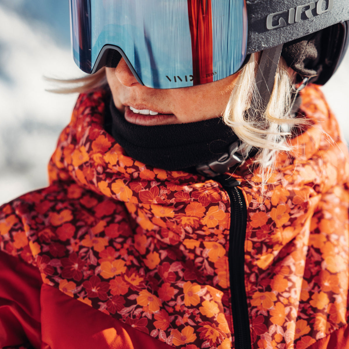 W IMPERIAL SHORT PUFFY JACKET, RED, L