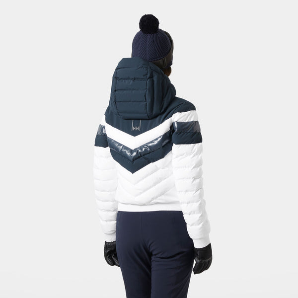W IMPERIAL SHORT PUFFY JACKET, NAVY, L