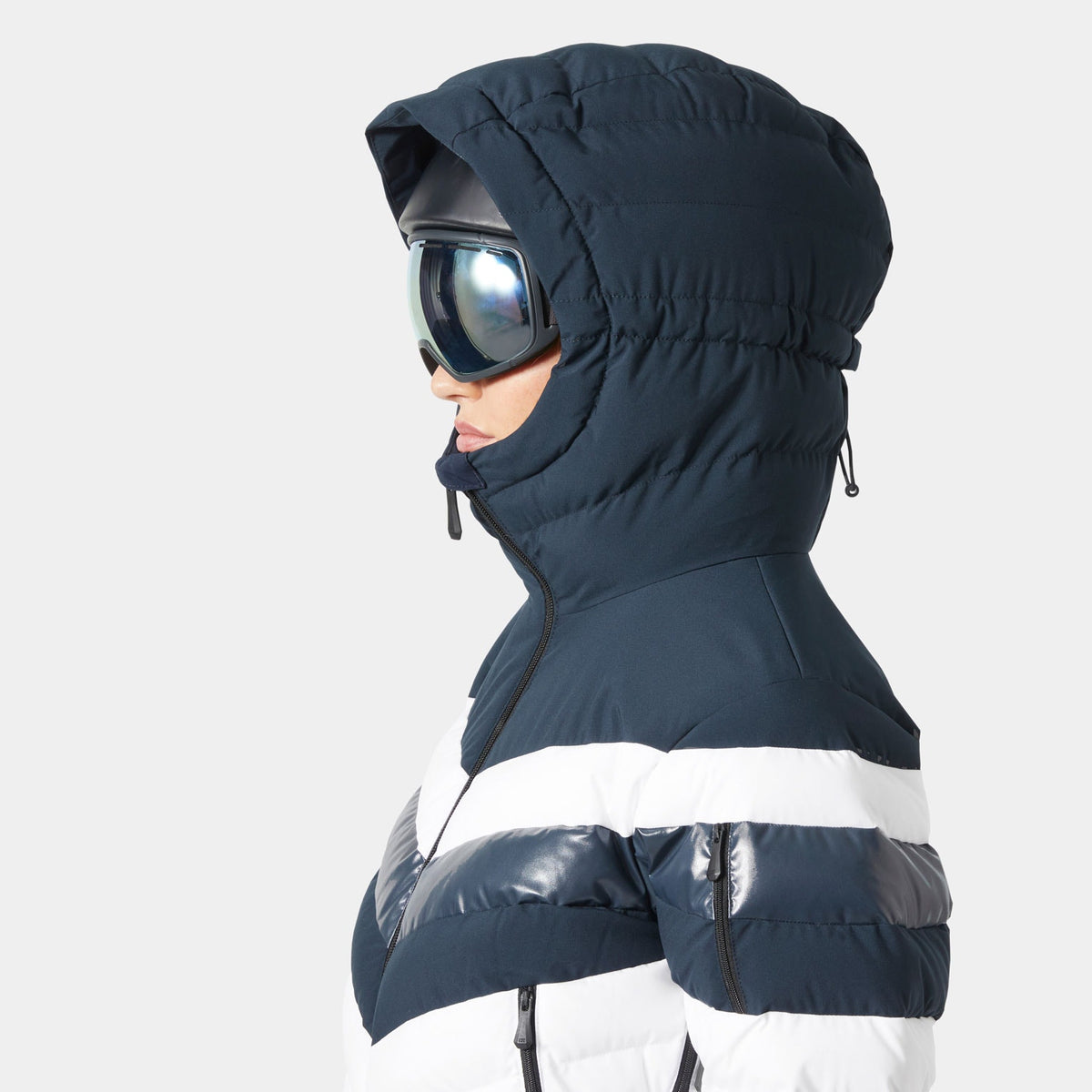 W IMPERIAL SHORT PUFFY JACKET, NAVY, L