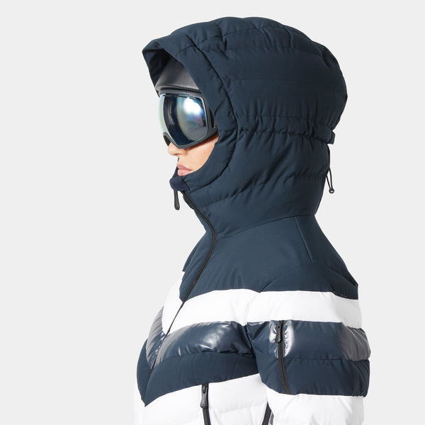 W IMPERIAL SHORT PUFFY JACKET, NAVY, L