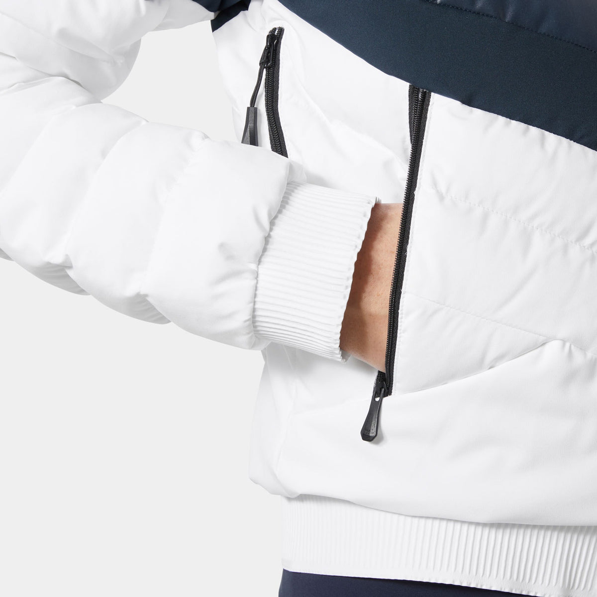 W IMPERIAL SHORT PUFFY JACKET, NAVY, L