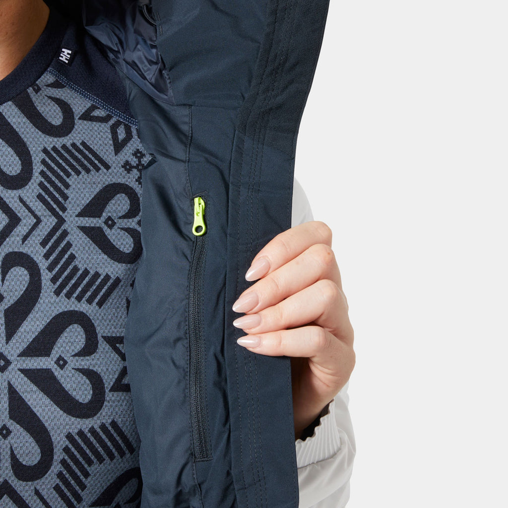 W IMPERIAL SHORT PUFFY JACKET, NAVY, L