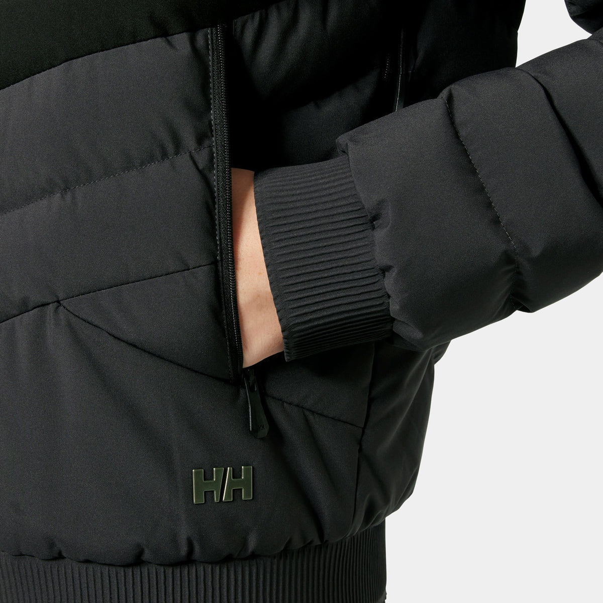 W IMPERIAL SHORT PUFFY JACKET, BLACK, S