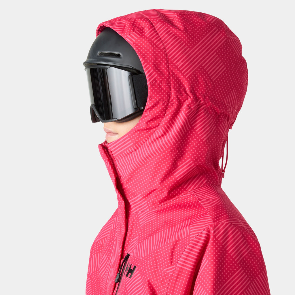 W SNOWPLAY JACKET, CRANBERRY P, XS
